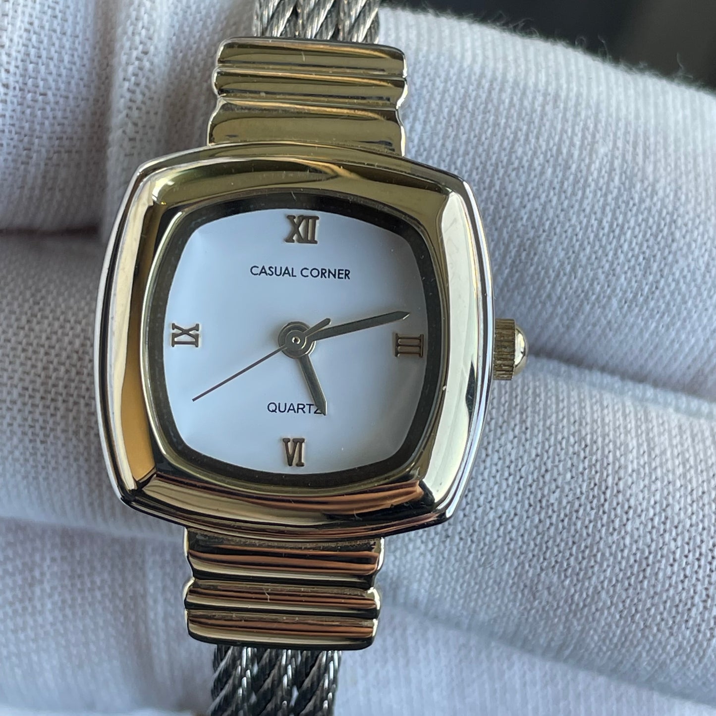 Reloj Joya Casual Corner Mujer Años 2000 Pulsera Cable