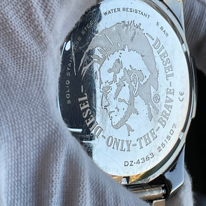Reloj Diesel Ironside 2015 Cronógrafo Grande Gunmetal Muy Escaso