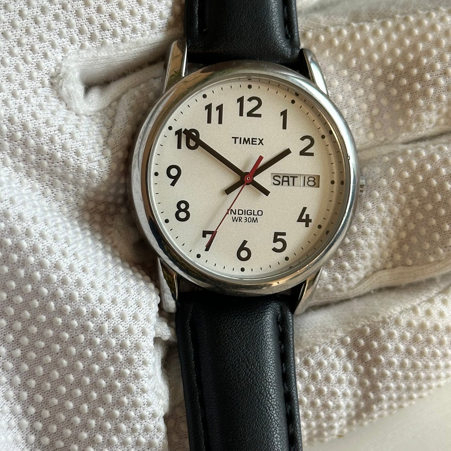 Reloj Timex Hombre Day-Date Indiglo Años 2010 impecable