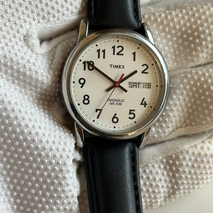 Reloj Timex Hombre Day-Date Indiglo Años 2010 impecable
