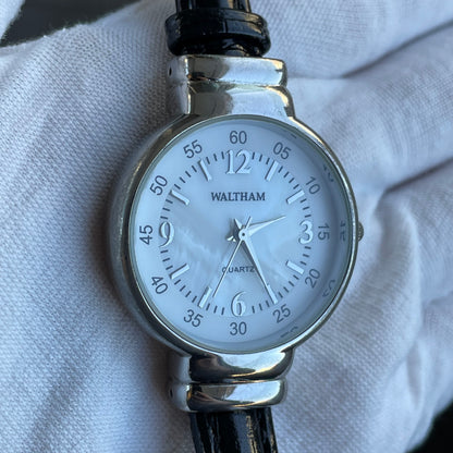 Reloj Waltham Mujer Cuarzo Nacarado 2000s único