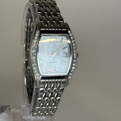 Reloj joya LST Quartz Tonneau con Cristales Años 2000s Notable estado New Old Stock Japan mov.