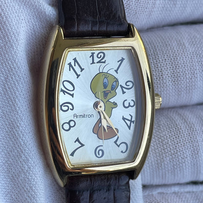 Reloj Armitron Tweety 2003 Tonneau Dorado Oficial Warner