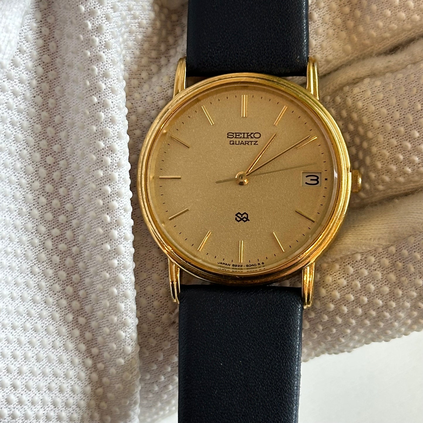 Reloj SEIKO Quartz Dorado Vintage 1991 – 33mm