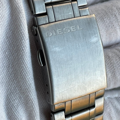 Reloj Diesel Ironside 2015 Cronógrafo Grande Gunmetal Muy Escaso