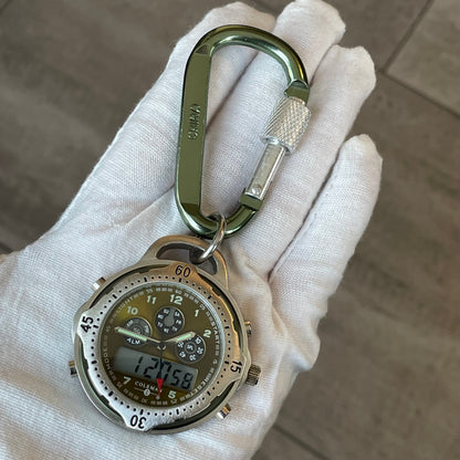 Reloj COLEMAN Ana-Digi Clip Outdoor 2000s Mosquetón Muy Escaso