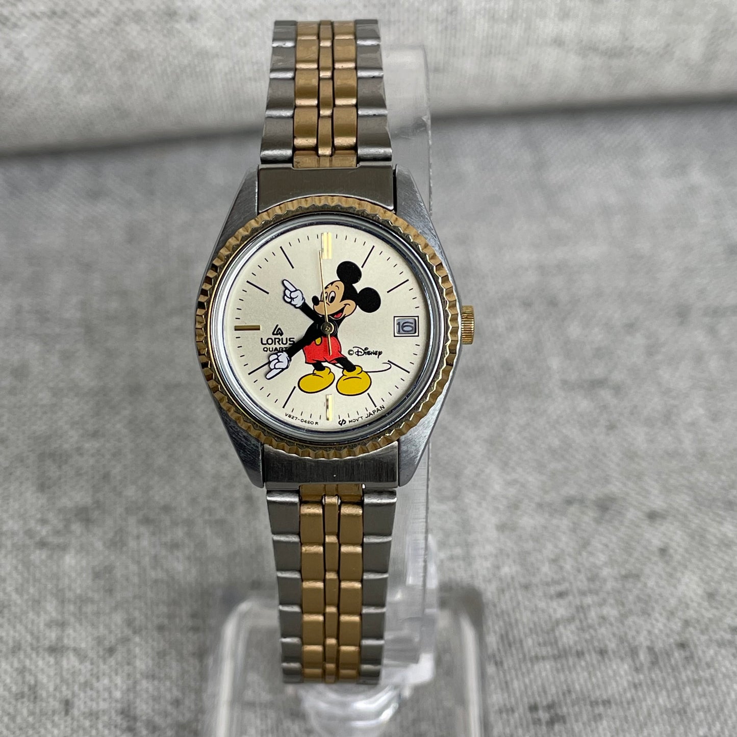 Reloj Lorus by SEIKO Mickey Mouse Mujer Vintage 90s Two Tone