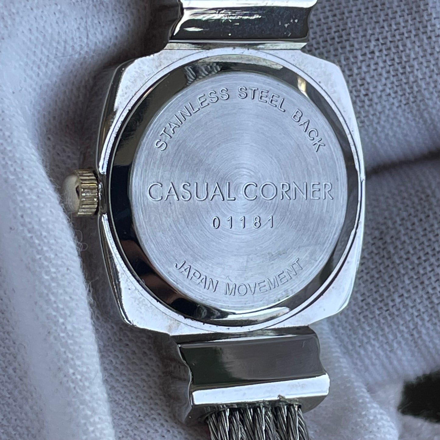 Reloj Joya Casual Corner Mujer Años 2000 Pulsera Cable