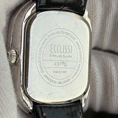 Reloj Ecclissi Mujer Plata 925 Oval Nácar Años 2000´s Art Déco