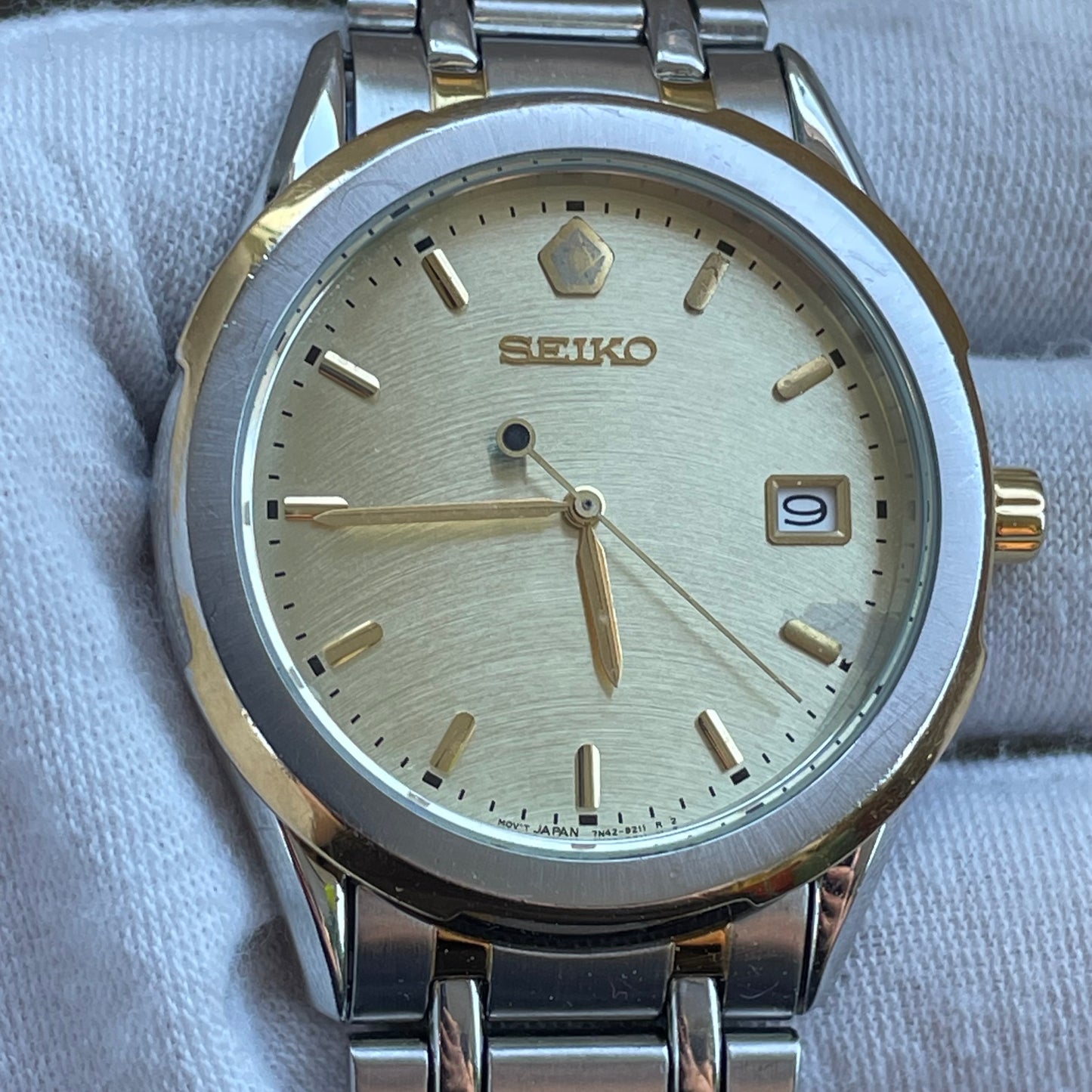 Reloj SEIKO Hombre 1998 TwoTone PULSERA ORIGINAL
