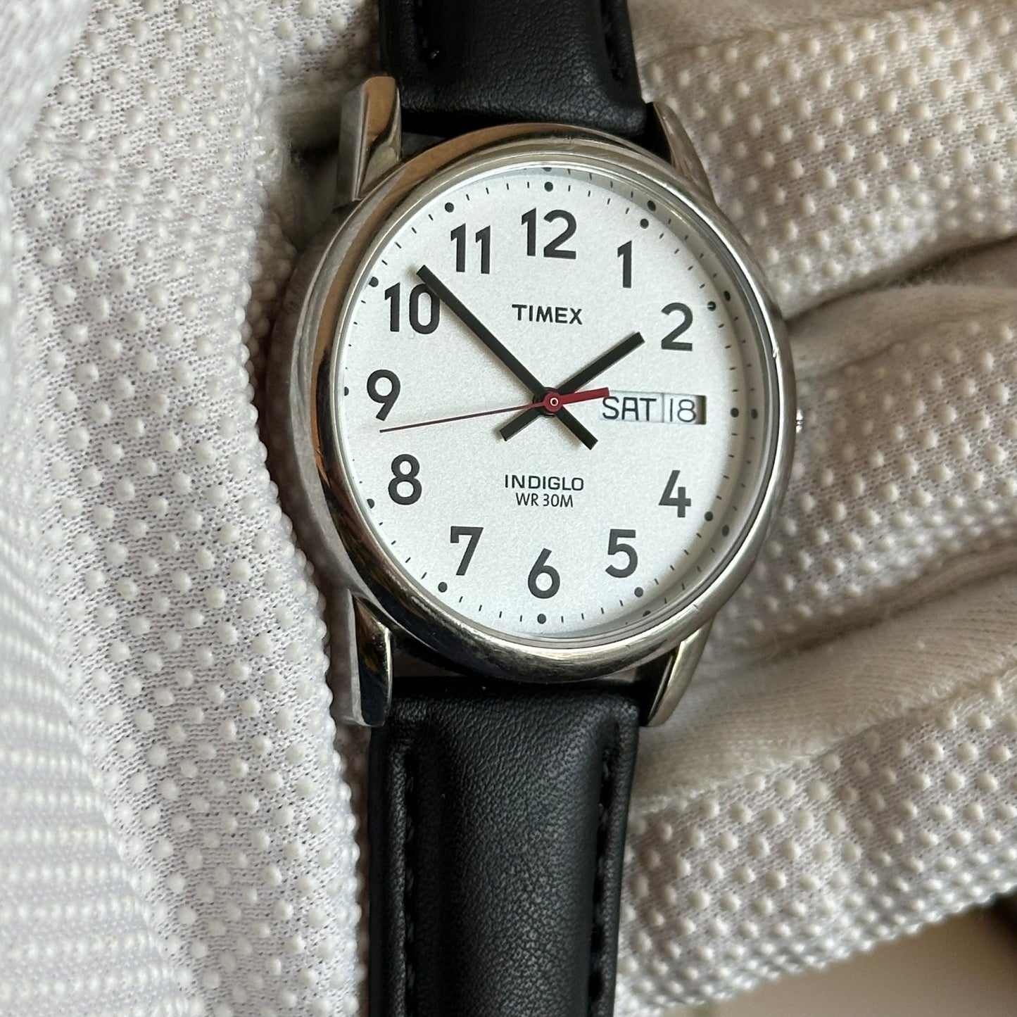 Reloj Timex Hombre Day-Date Indiglo Años 2010 impecable