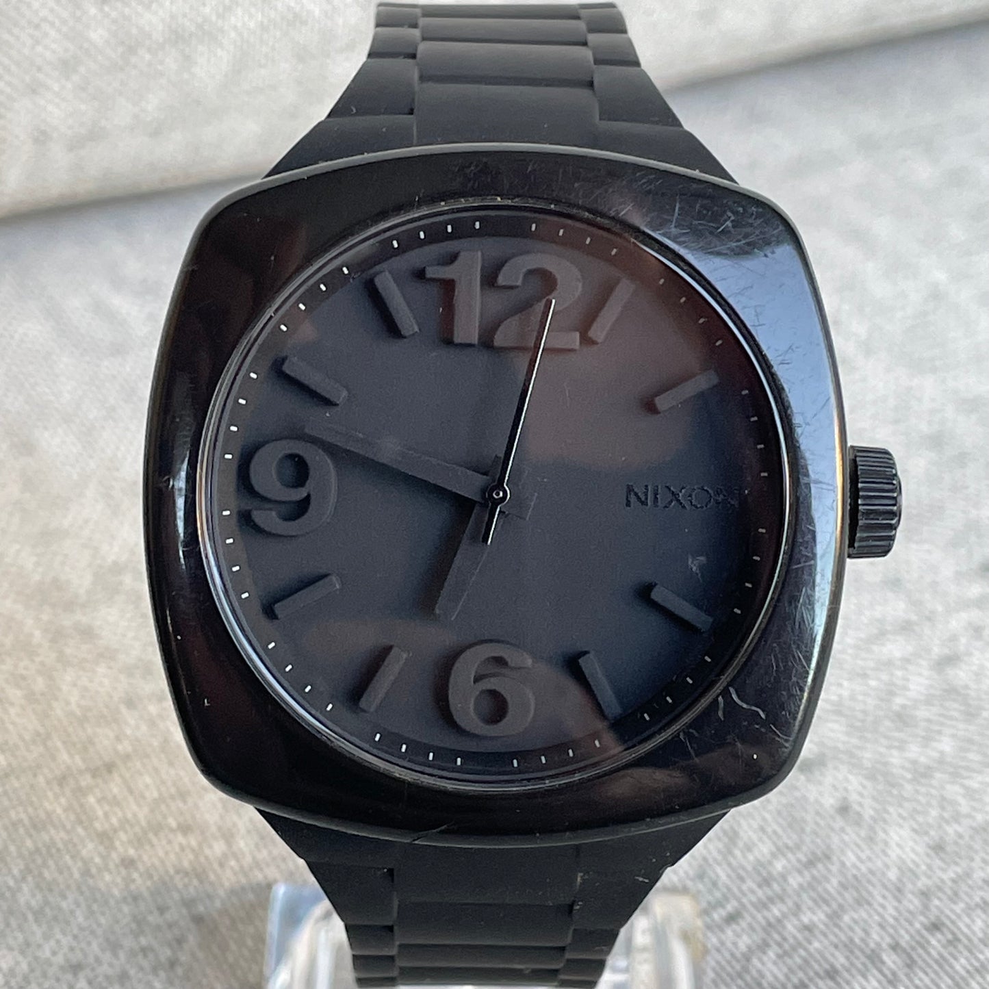Reloj Nixon The Dial 42mm Negro 2011 Unisex Minimalista