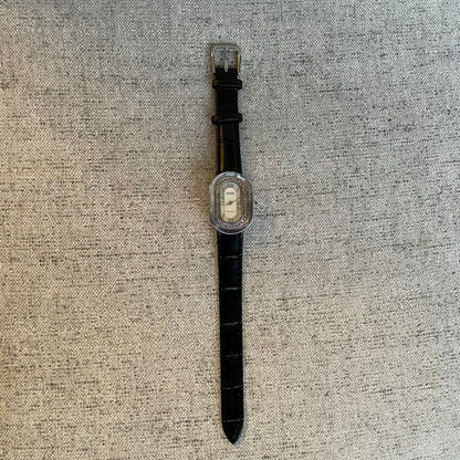 Reloj Ecclissi Mujer Plata 925 Oval Nácar Años 2000´s Art Déco