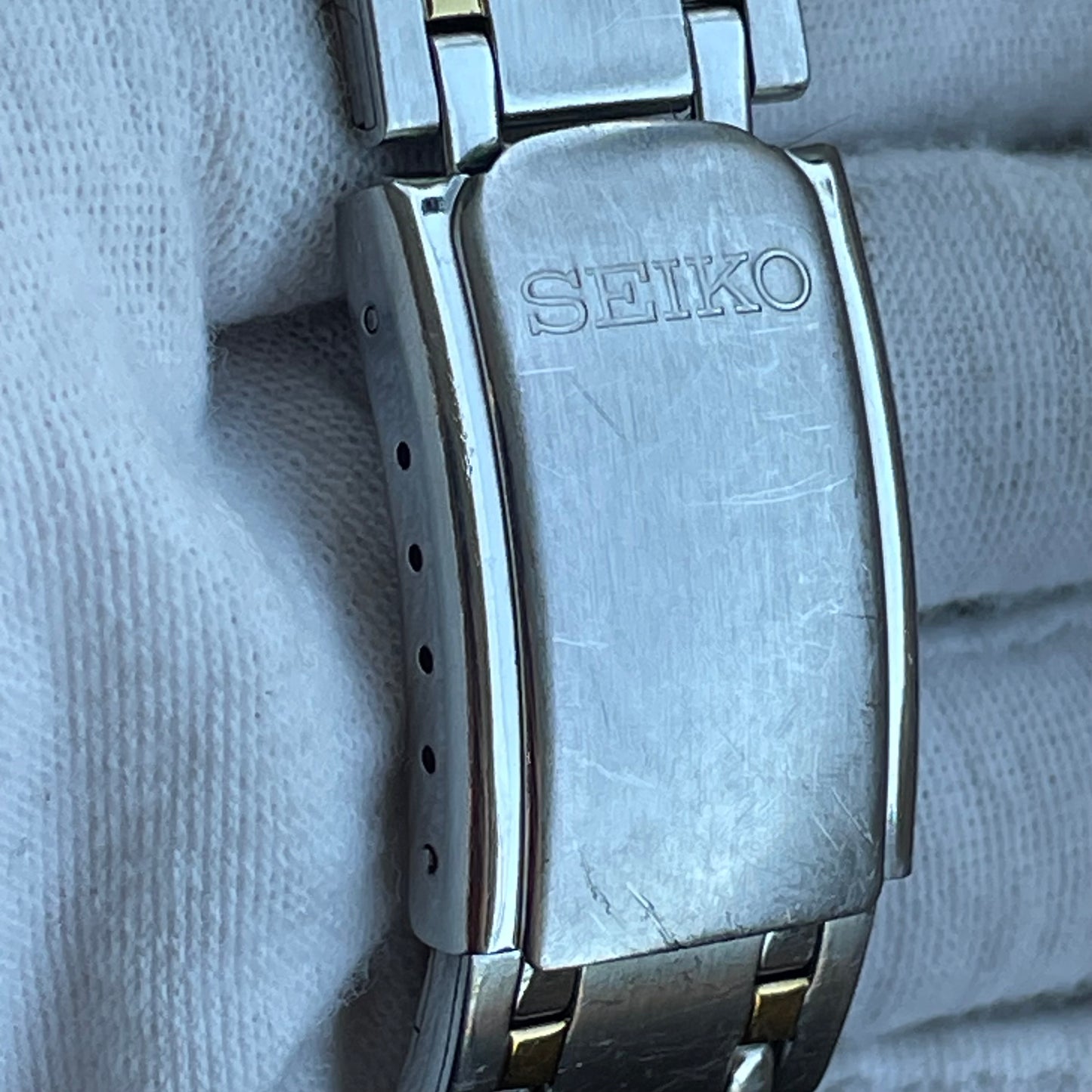 Reloj SEIKO Hombre 1998 TwoTone PULSERA ORIGINAL