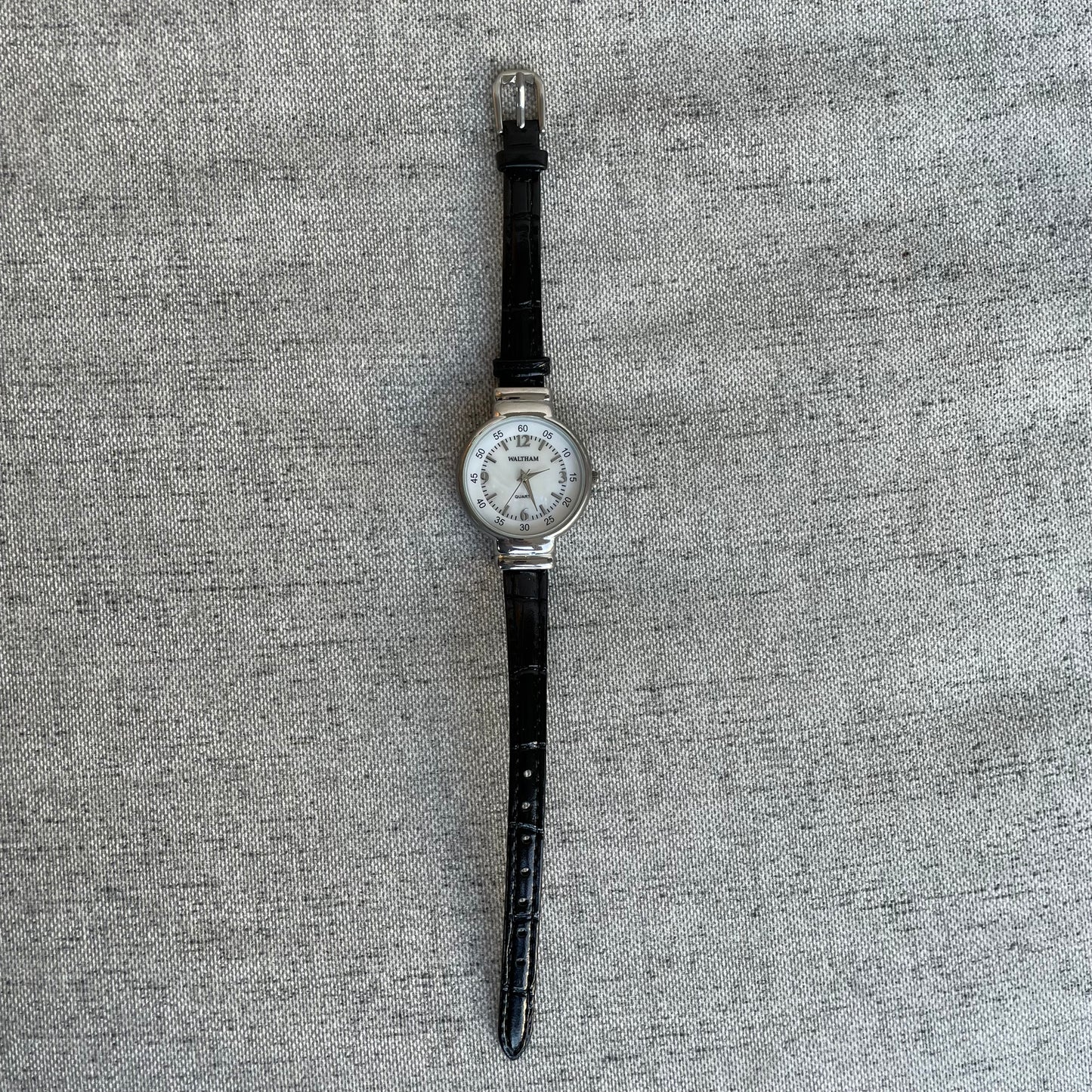 Reloj Waltham Mujer Cuarzo Nacarado 2000s único