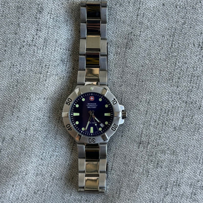 Reloj Wenger Swiss Hombre Electric Blue Años 2000s