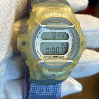 Reloj Baby-G Casio Digital BG-151 Translúcido 1999 Escaso