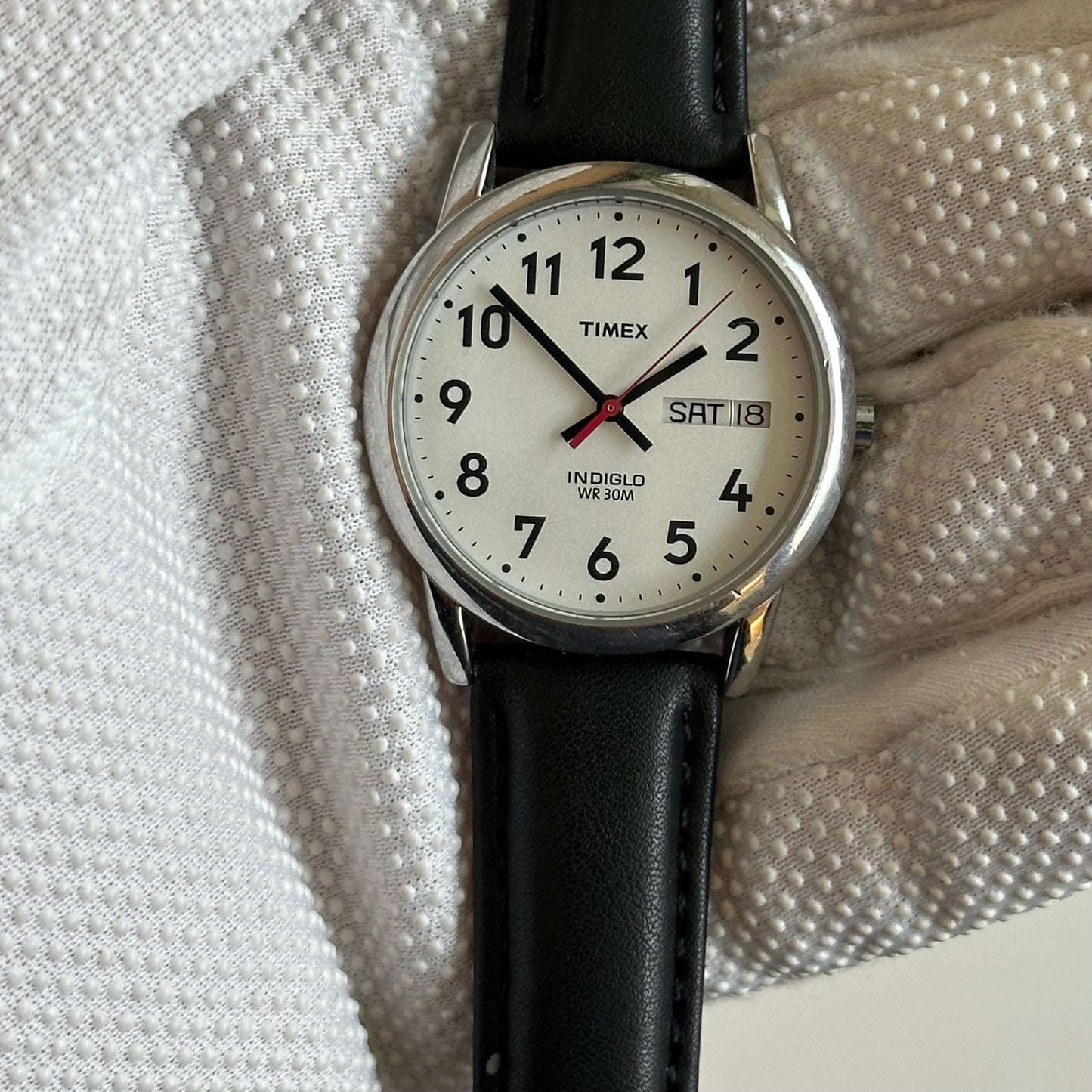 Reloj Timex Hombre Day-Date Indiglo Años 2010 impecable