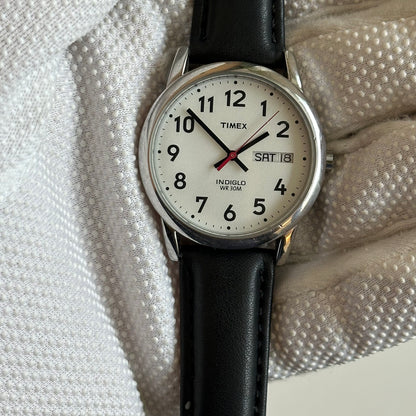 Reloj Timex Hombre Day-Date Indiglo Años 2010 impecable
