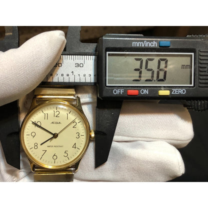 Reloj Acqua By Timex A Cuerda Hombre Funciona Perfecto 90s