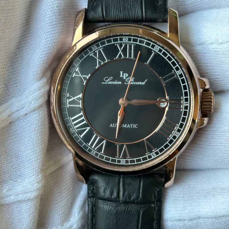 Reloj Lucien Piccard Hombre Automático 2013 Raro Transparente
