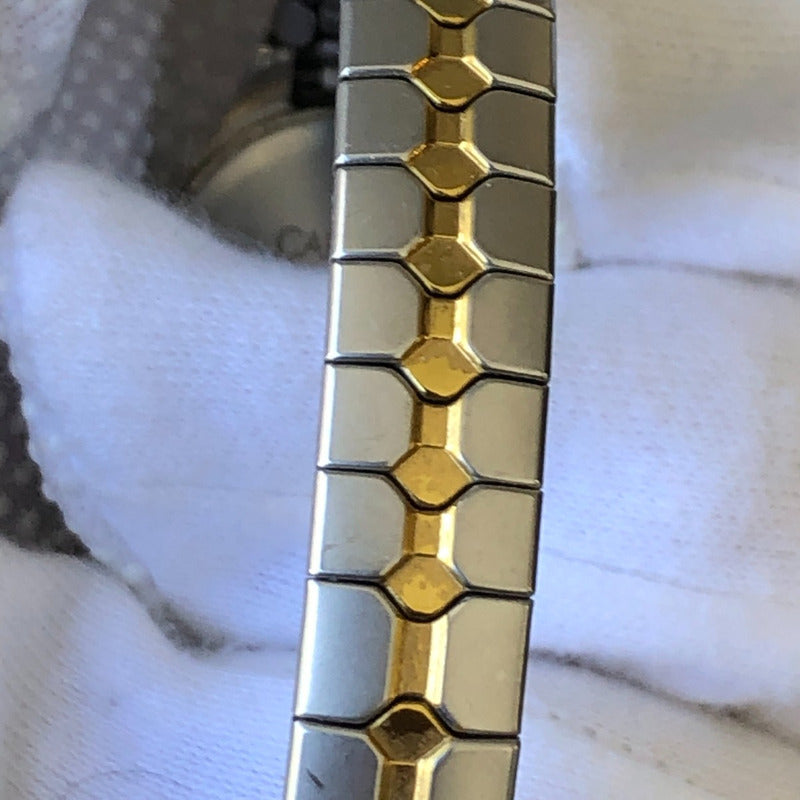 Reloj Carriage By Timex Mujer 2002 Quartz Oval Two Tone Leer