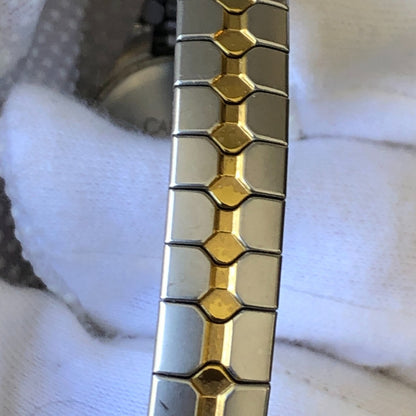 Reloj Carriage By Timex Mujer 2002 Quartz Oval Two Tone Leer