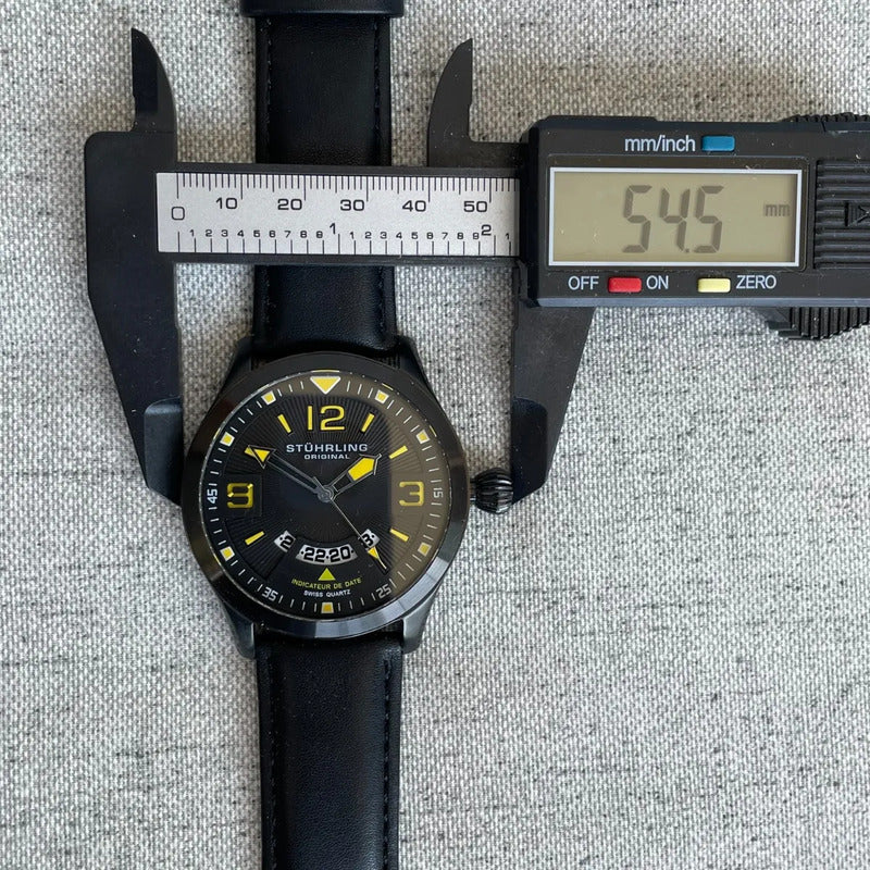 Reloj Stührling Hombre Cuarzo Años 2010s Xl 50mm Técnico