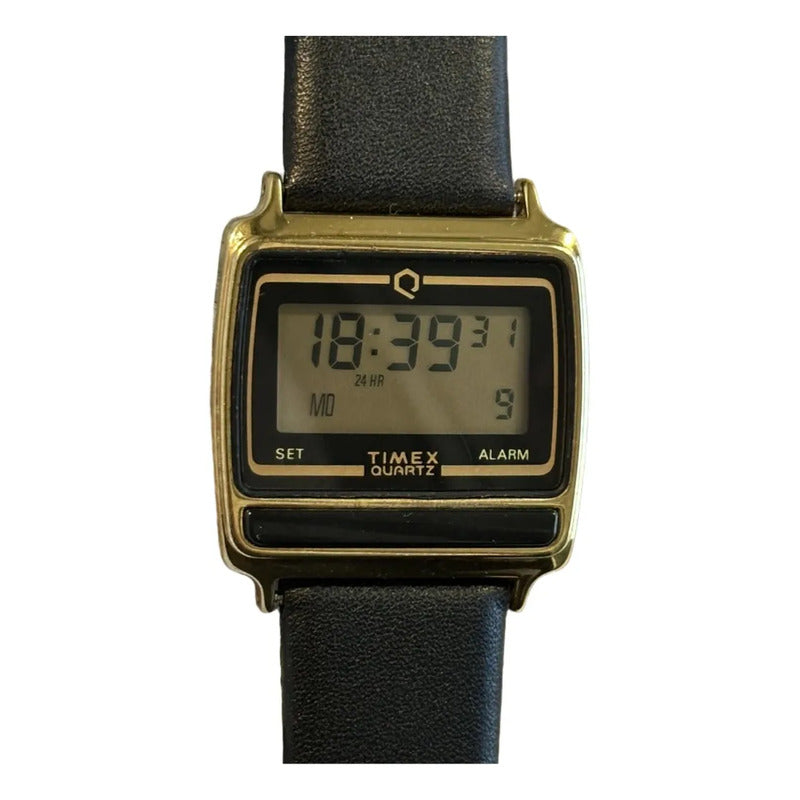 Reloj Timex Q Digital Hombre 1988 Retro Impecable Muy Escaso
