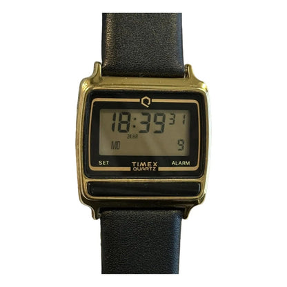 Reloj Timex Q Digital Hombre 1988 Retro Impecable Muy Escaso