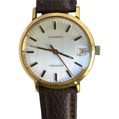 Reloj Longines Hombre Vintage Año 1960 Conquest Date Cuerda Manual