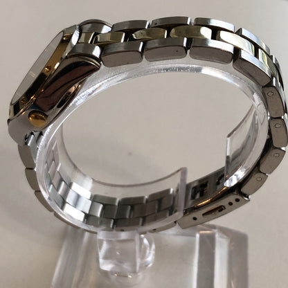 Reloj Timex Mujer Año 2009 Bisel Dorado Acero Two Tone