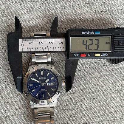 Reloj Pulsar By Seiko VX43 Hombre Año 2016 Azul Acero