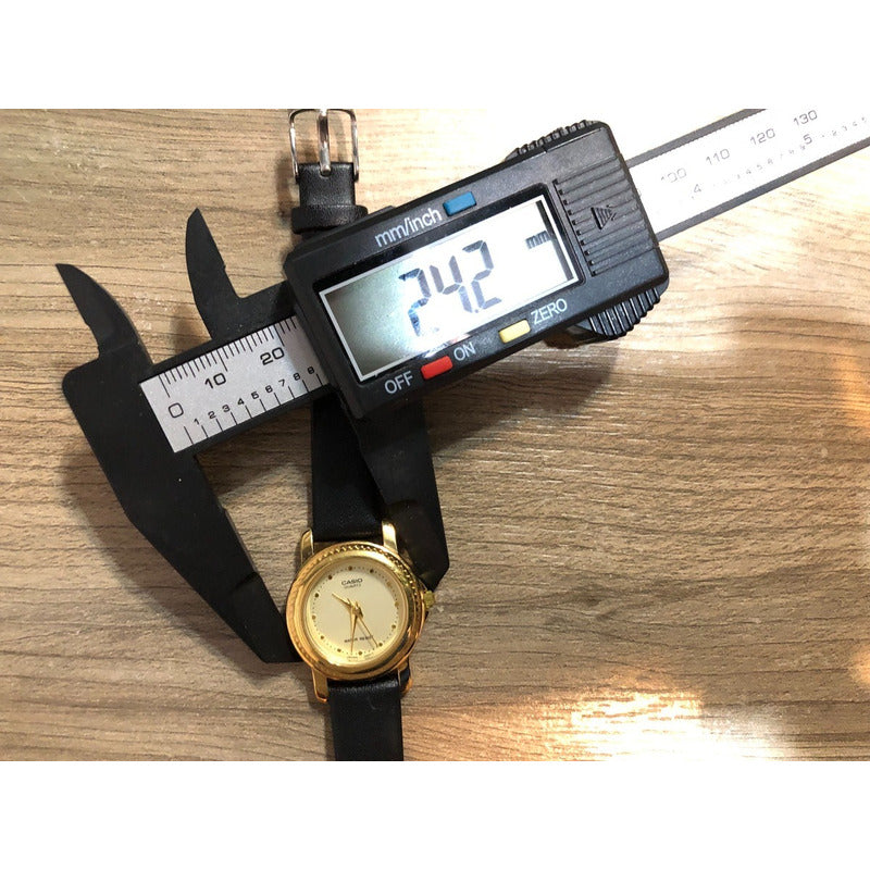 Reloj Casio Ltp-1097g Mujer Vintage Fines De Los 90s Dorado
