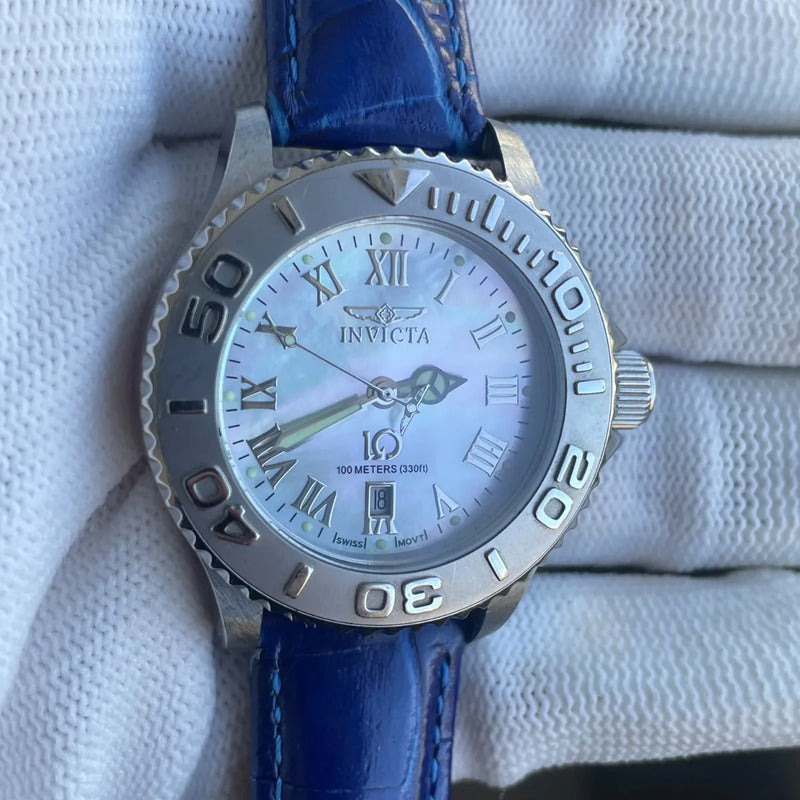 Reloj Invicta Mujer Madreperla 2004 Old New Stock Diver Chic