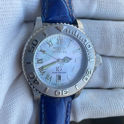 Reloj Invicta Mujer Madreperla 2004 Old New Stock Diver Chic
