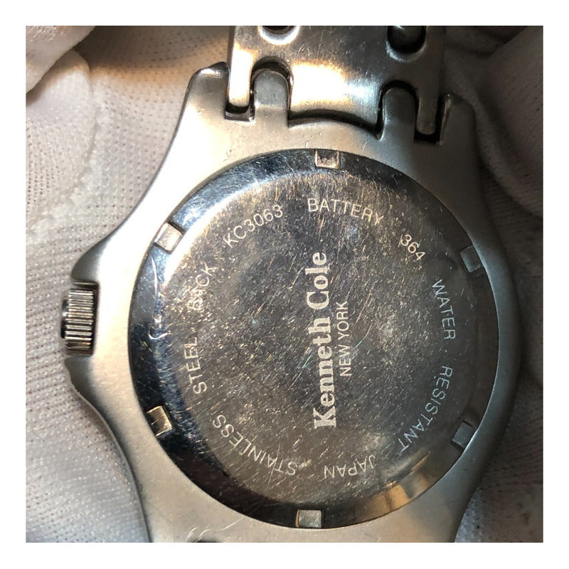 Reloj Kenneth Cole Kc3063 Reaction Hombre Inicio Años 2.000