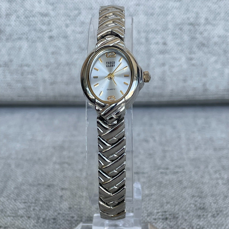 Reloj Faded Glory Mujer Año 1993 Oval Japan Mov Brazalete