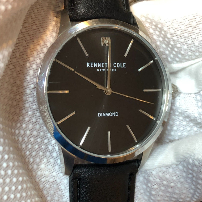 Reloj Kenneth Cole Hombre Año 2015 Diamond Negro