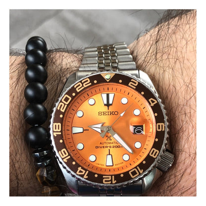 Reloj Seiko Divers 7002-7000 Vintage Dial Naranja Automático