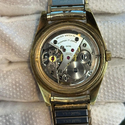 Reloj Gruen Precision 1970 Daydate A Cuerda Hombre Escaso