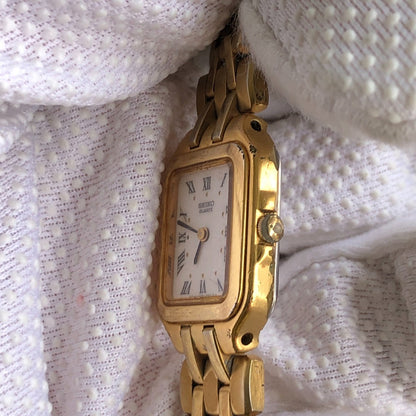 Reloj Seiko Mujer Vintage 1991 Quartz Rectangular Romano 20mm