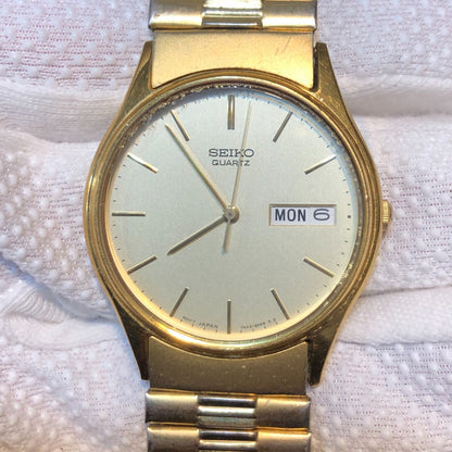 Reloj Seiko Hombre Vintage 1994 Dorado Dial Champagne