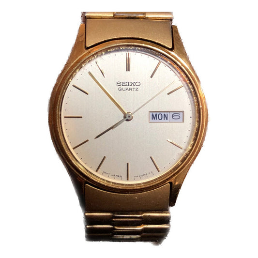 Reloj Seiko Hombre Vintage 1994 Dorado Dial Champagne
