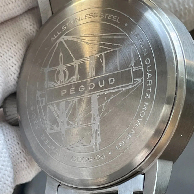 Reloj Pégoud Aviador Francés Hombre 44mm Dial Degradé 2000´s Escaso