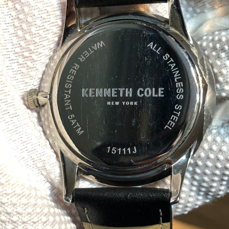 Reloj Kenneth Cole Hombre Año 2015 Diamond Negro