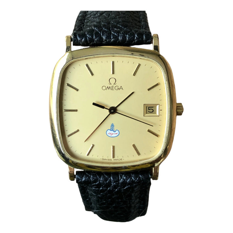 Reloj Omega Hombre Vintage 1991 De Ville Sirte Oil Oro 20mic