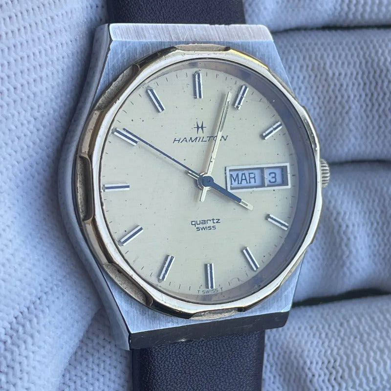 Reloj Hamilton Day-date Hombre Vintage 1979 Swiss Dorado