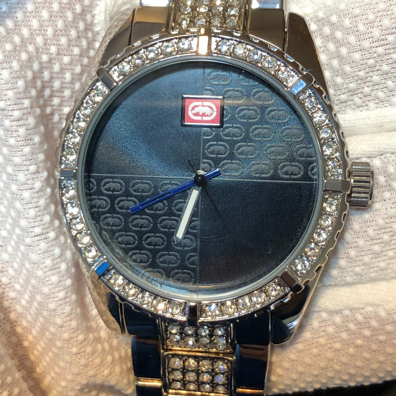 Reloj Marc Ecko Iced Out Hombre Mediados Años 2mil Único En Chile