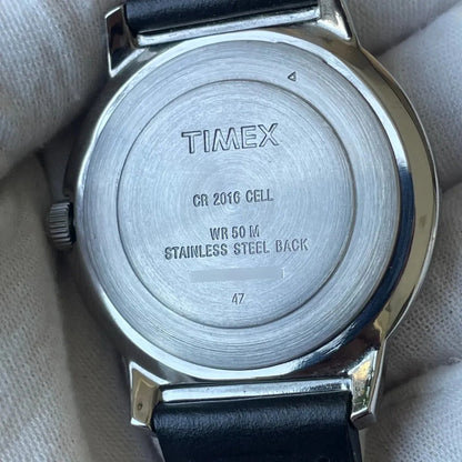 Reloj Timex Hombre Daydate Negro 2014 Indiglo Dial Cuadri